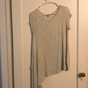Bordeaux Médium grey asymmetrical top